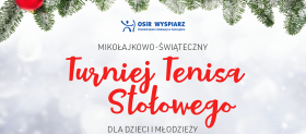 Tenisowe „Mikołajki” z OSiR „Wyspiarz”