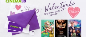 Walentynki w Cinema3D – spędź je na swój sposób!
